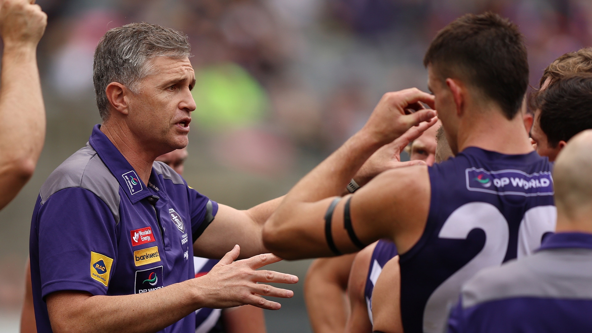Longmuir during a coaching session