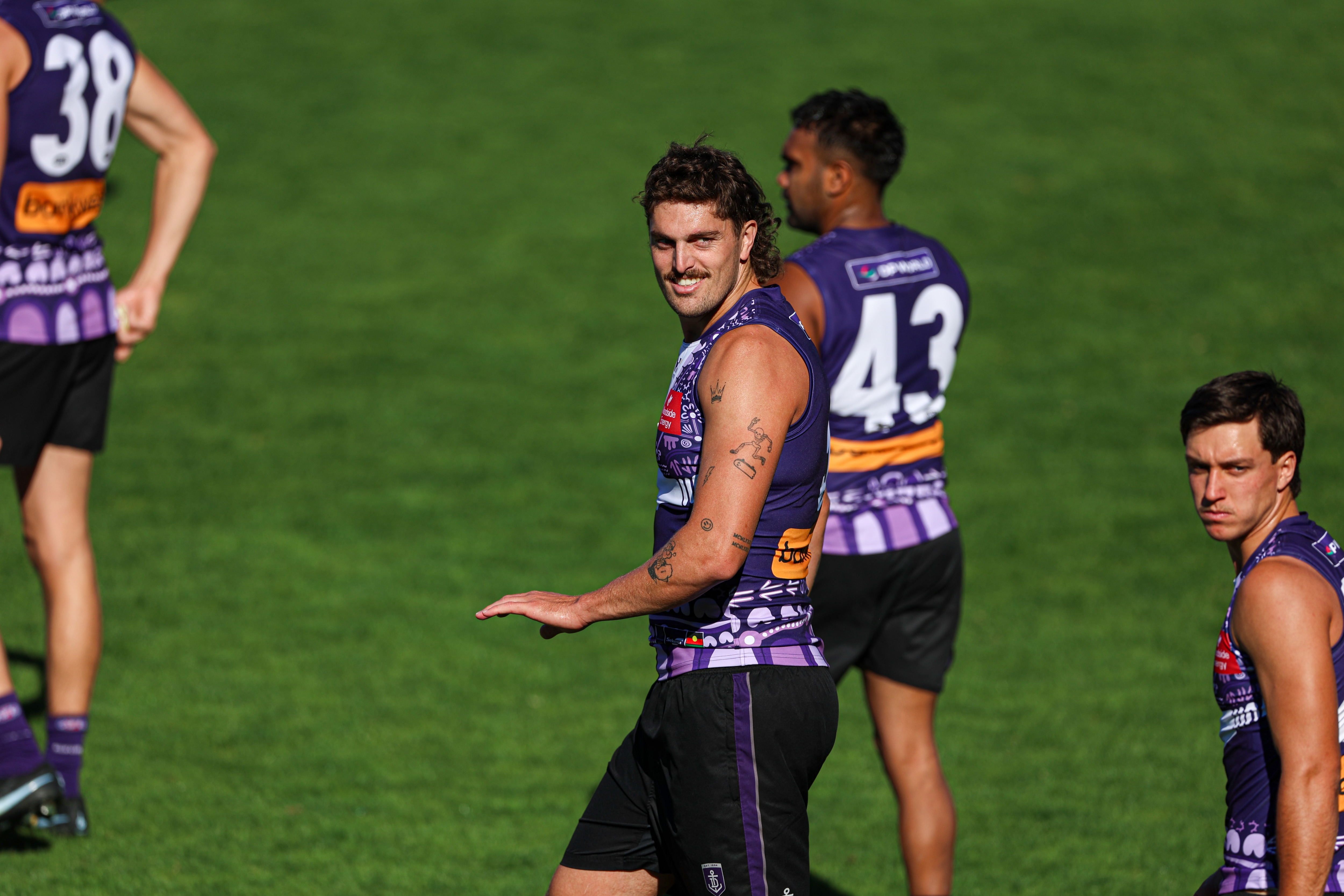 135 PHOTOS: AFL Main Training in Indigenous Jumpers