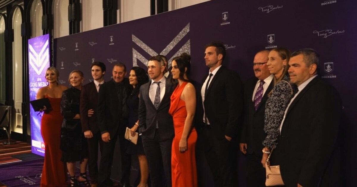 Purple carpet Doig Medal Presentation