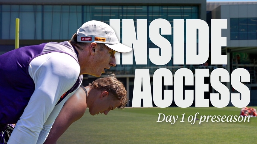 Spend day one of pre-season with Freo forward Josh Treacy