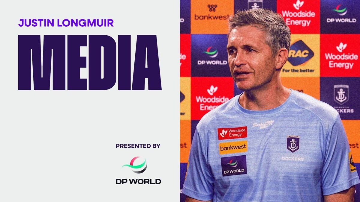 Longmuir insists Dockers have nothing to prove ahead of top-four clash with Hawks — image 1