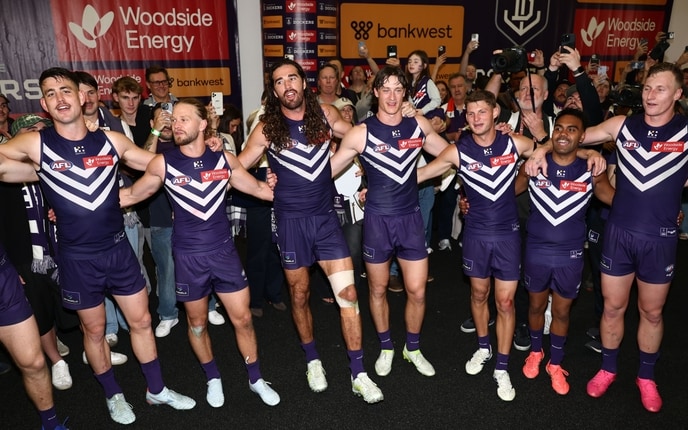 Freo prevails in finals epic after weathering Cats' storm